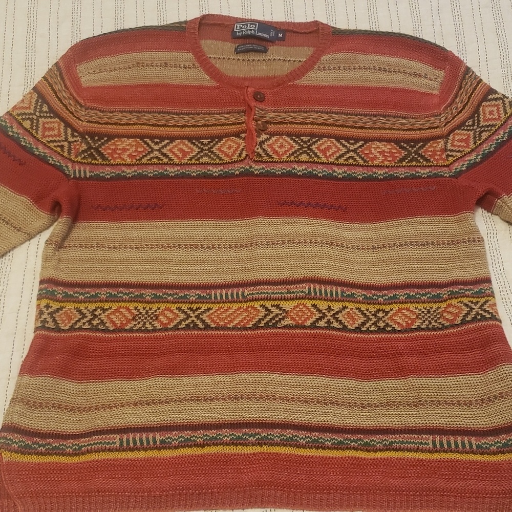 Polo RL Aztec Knit